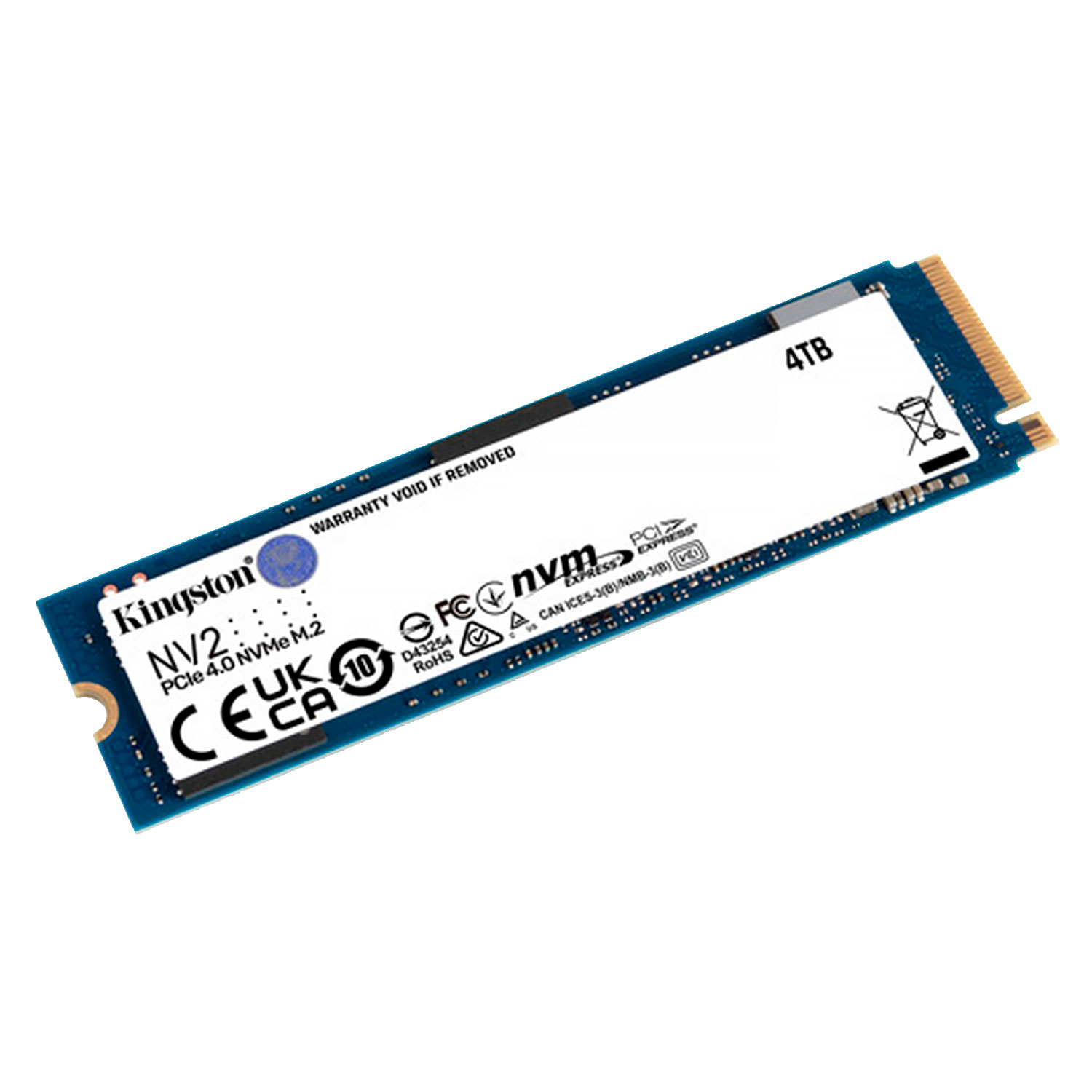 SSD M.2 Kingston NV2 4TB NVMe PCIe 4.0 - SNV2S/4000G