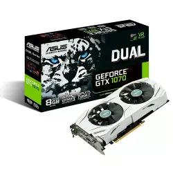 Placa de vídeo Asus GeForce GTX 1070 Dual / 8GB - (DUAL-GTX1070-O8G)