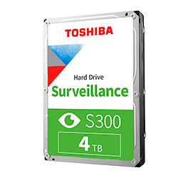 HD Sata III Toshiba Surveilance S300 4TB HDEUR11ZSA51F 3.5" / 128mb Cache / 5400RPM