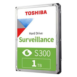 HD Toshiba 1TB S300 Surveillance 3.5" SATA 3 5400RPM - HDWV110UZSVA