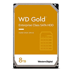 HD Western Digital 8TB / SATA3 / NAS / 7200PRM / 256MB - Gold (WD8004FRYZ)