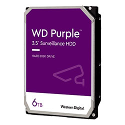 HD Western Digital Purple 6TB / Sata III / 256MB / 5400RPM - (WD64PURZ)
