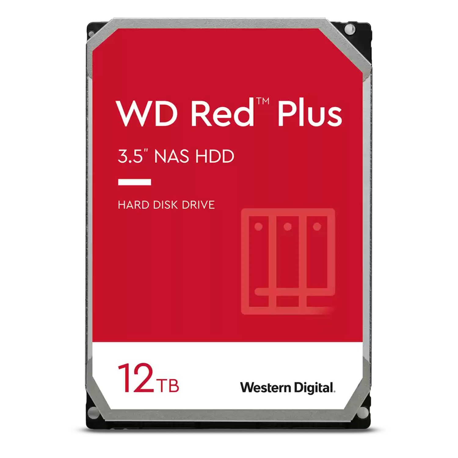 HD Western Digital WD Red Plus 12TB / SATA3 / NAS / 7200 PRM - (WD120EFBX)

