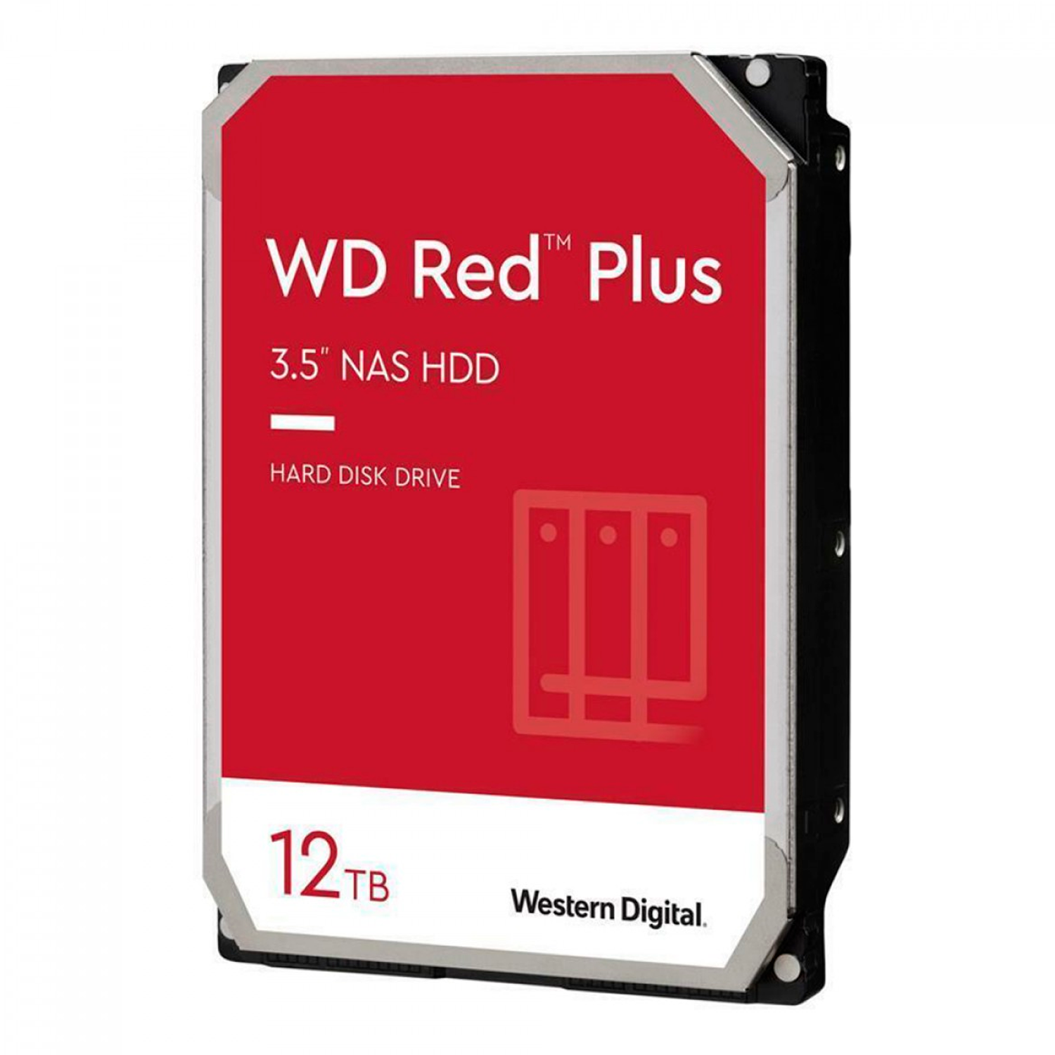 HD Western Digital WD Red Plus 12TB / SATA3 / NAS / 7200 PRM - (WD120EFBX)
