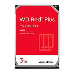 HD Western Digital WD Red Plus 3TB / SATA3 / NAS / 5400PRM / 64MB - (WD30EFZX)