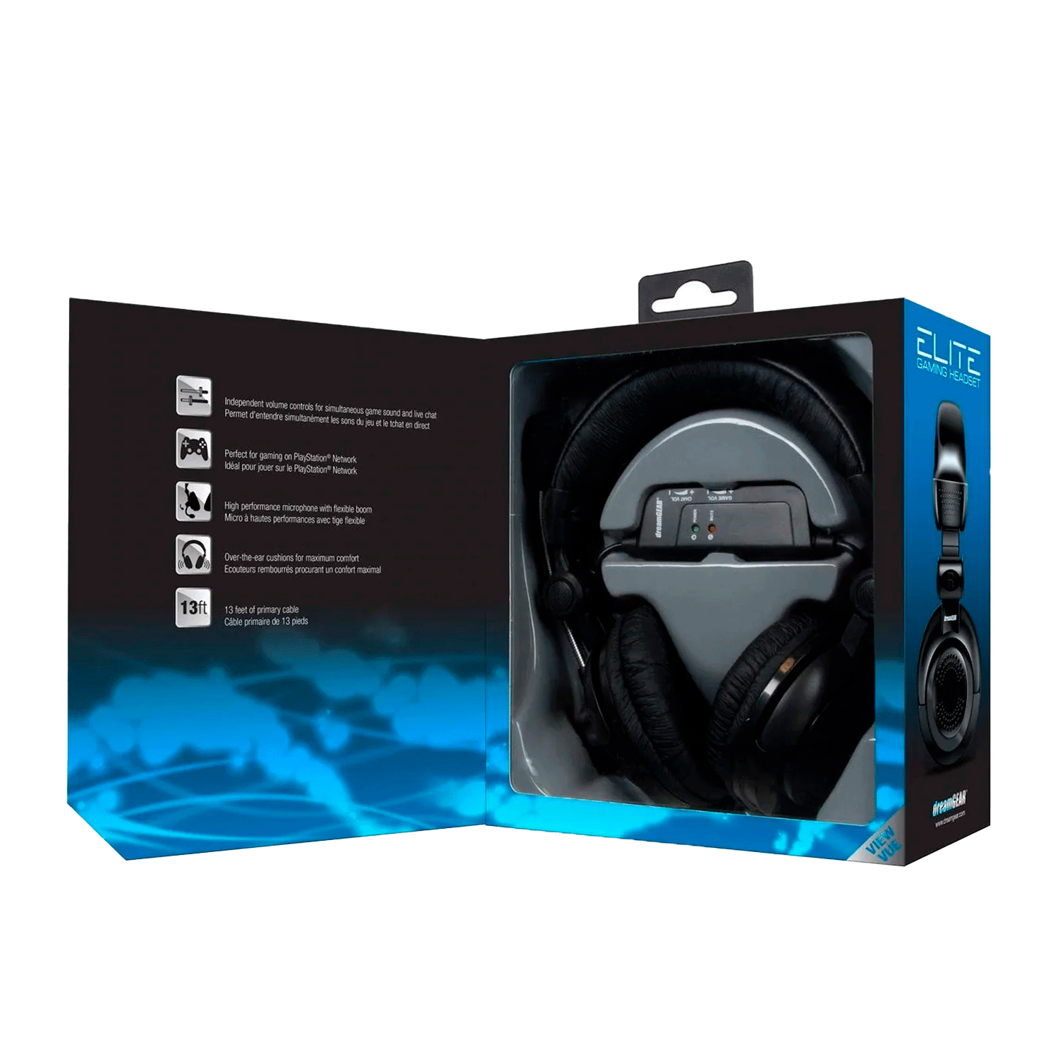 Headset Gamer Dreamgear Elite Gaming 3855 para PS3 - Preto