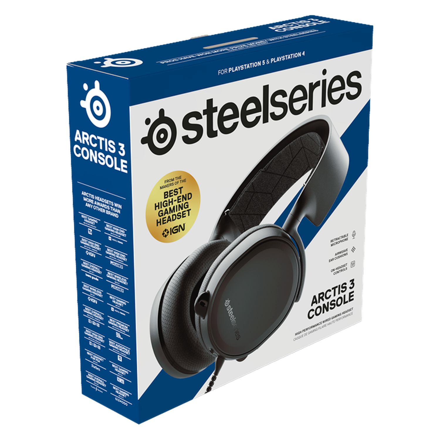 Headset Gamer SteelSeries Arctis 3 para PS5 (61501)