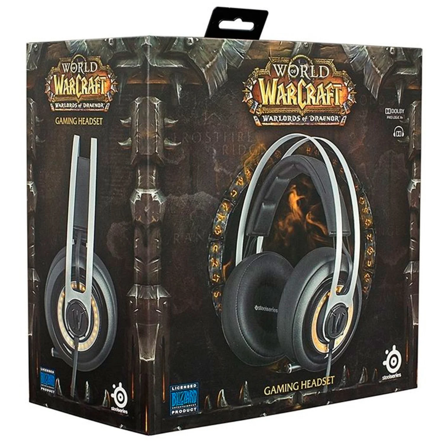 Headset Gamer Steelseries Siberia V2 World Of Warcraft - Preto e Branco (51154)