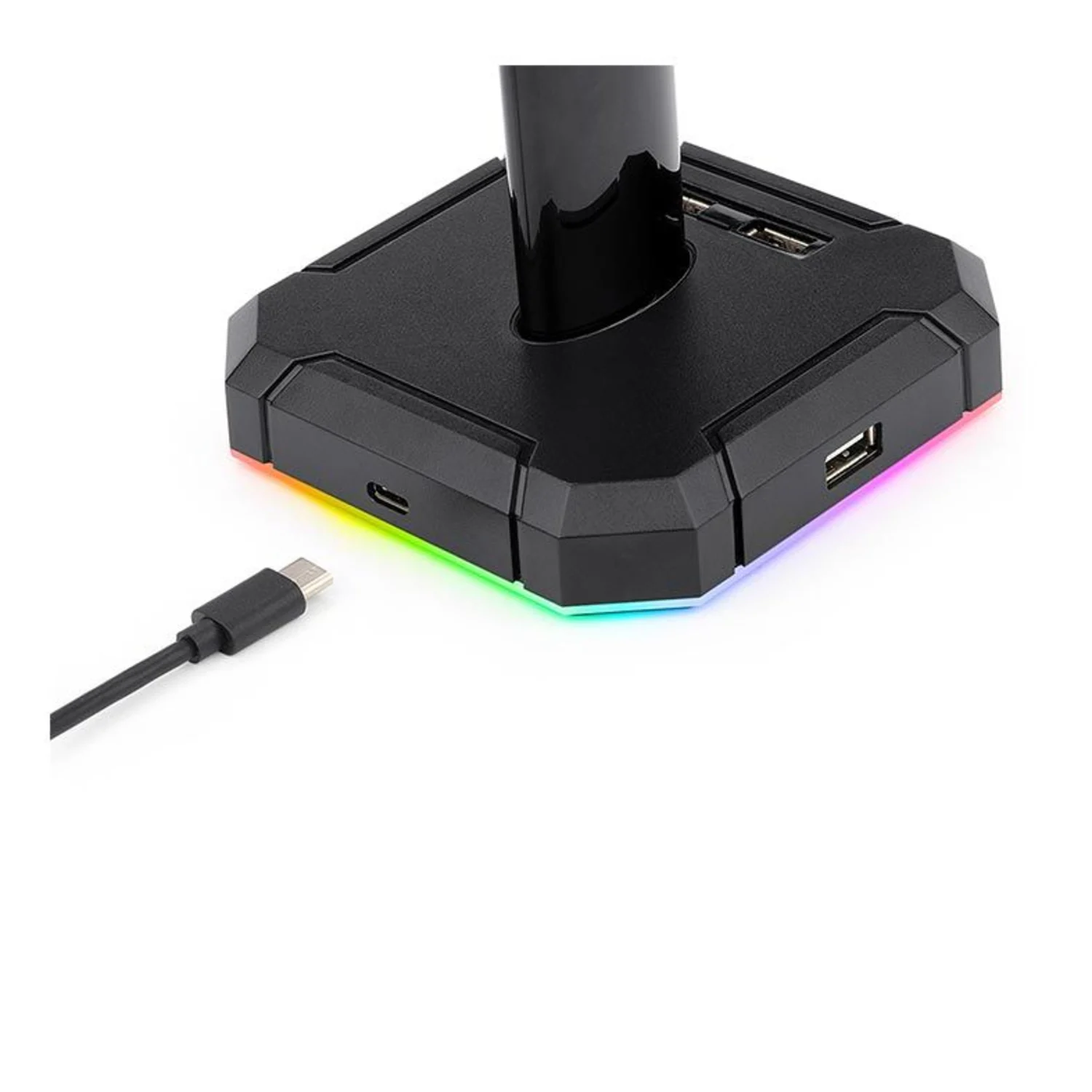 Suporte Headset Gamer Redragon Scepter Pro RGB - Preto