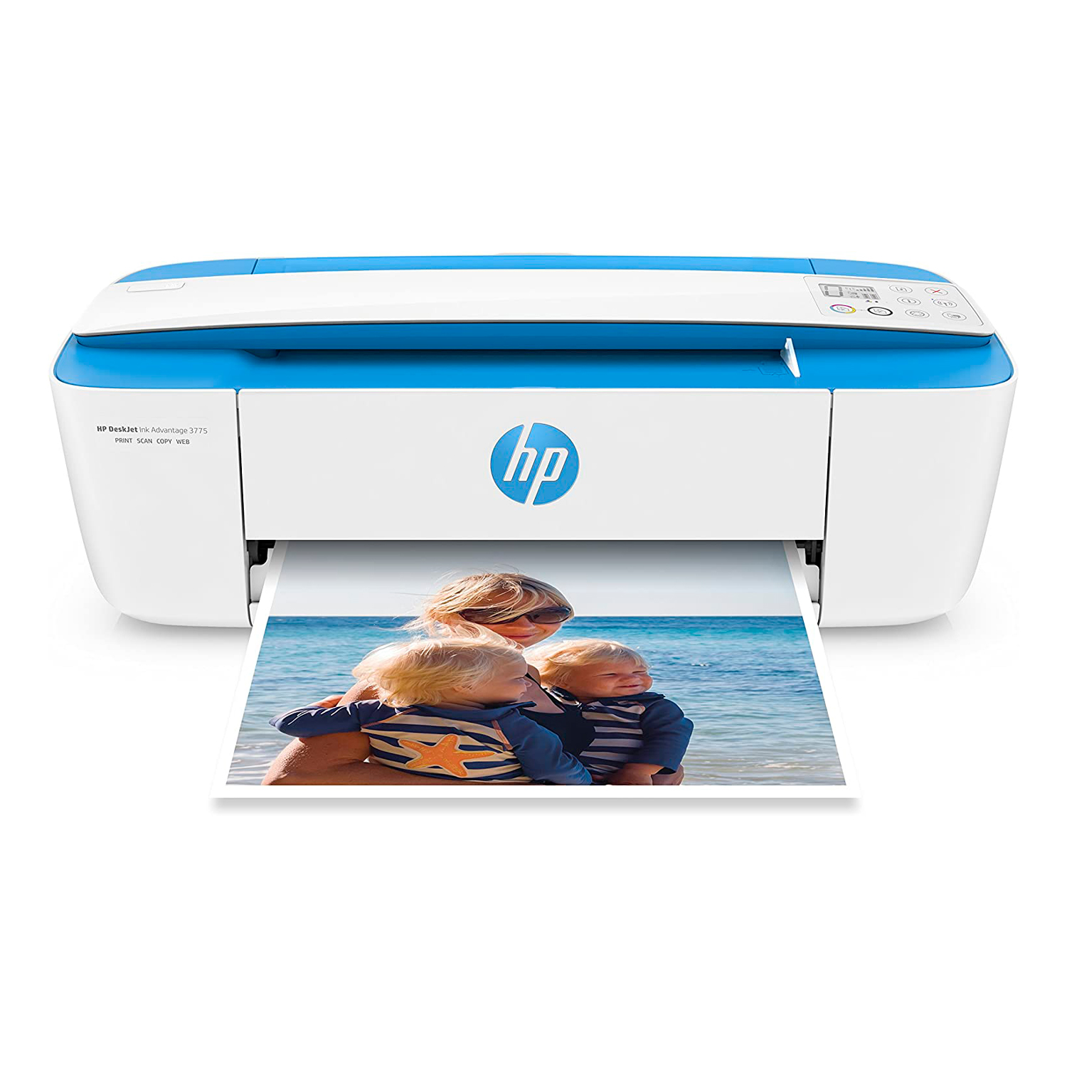 Impressora Multifuncional HP Deskjet Ink Advantage 3775 Wi-Fi / Bivolt - Branco