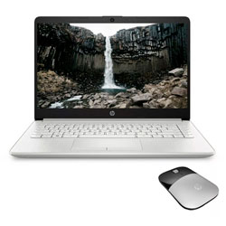 Notebook HP 14-CF2033 / Intel Pentium Silver N5030 de 1.1GHz / Tela Full HD 14" / 4GB de RAM / 128GB SSD - Prata
