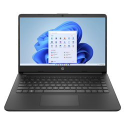 Notebook HP 14-FQ0013DX AMD Ryzen 3 3250U de 2.6GHZ / Tela HD 14" / 8GB de RAM / 128GB SSD / Windows 11 
