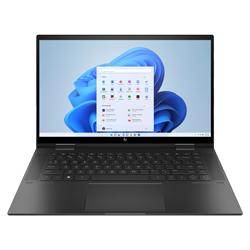 Notebook HP Envy X360 15-EY0013DX AMD Ryzen 5 / Tela Touch Full HD 15.6" / 8GB RAM / 256GB SSD / Windows 11 - Preto 
