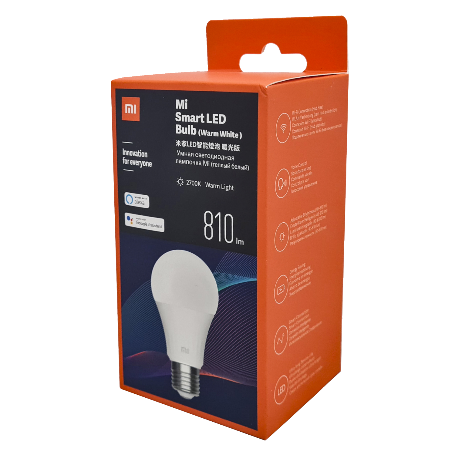 Lâmpada Xiaomi XMBGDP01YLK Led Smart Bulb 2700K-810 220V GPX4028 - Branco