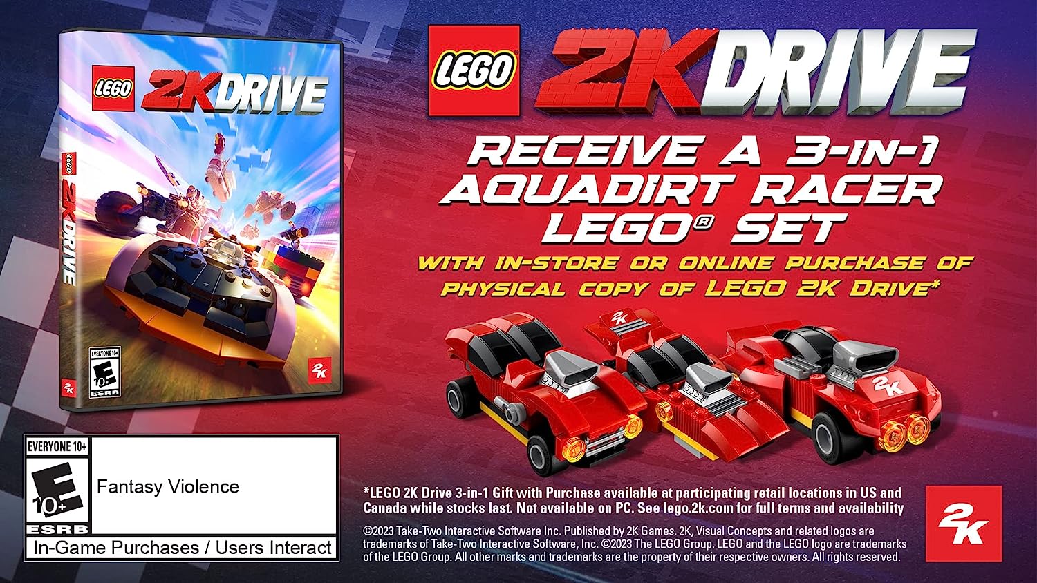 Jogo Lego 2K Drive Bundle para PS5