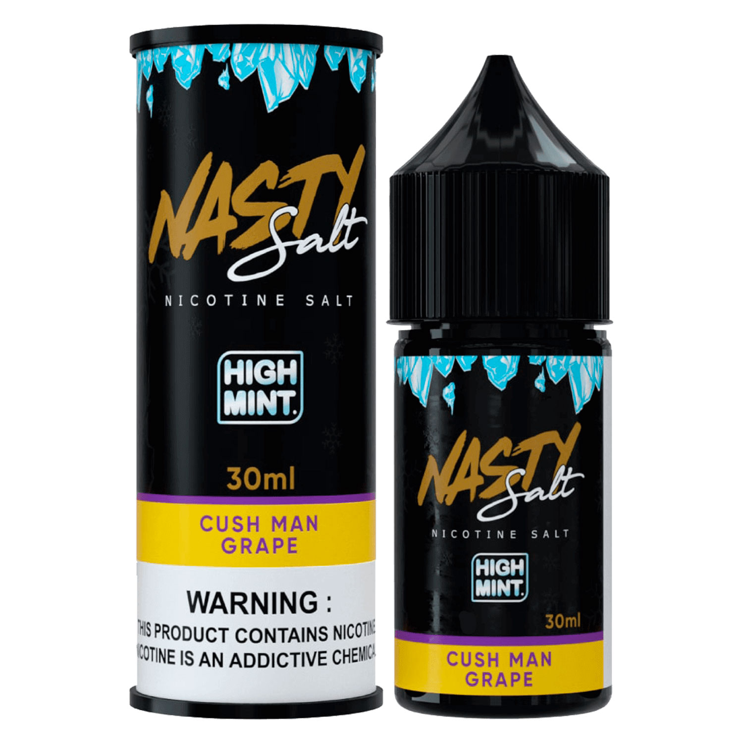 Essência para Vape Nasty Salt Cushman 30ML / 50MG - High Mint Grape