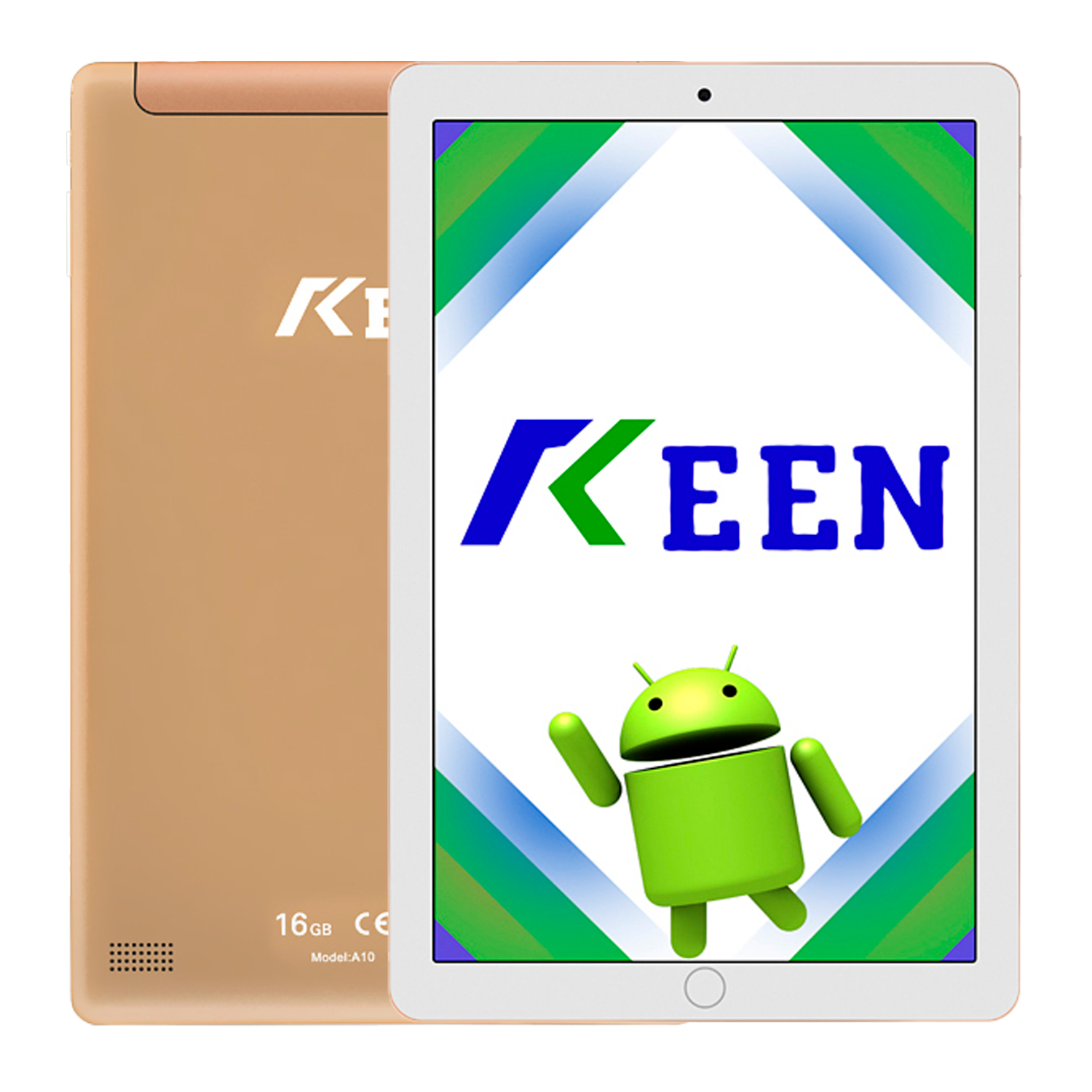 Tablet Keen A10 4G / Dual SIM / 16GB / Tela 10" - Dourado