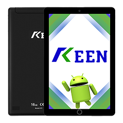 Tablet Keen A10 4G / Dual SIM / 16GB / Tela 10" - Preto