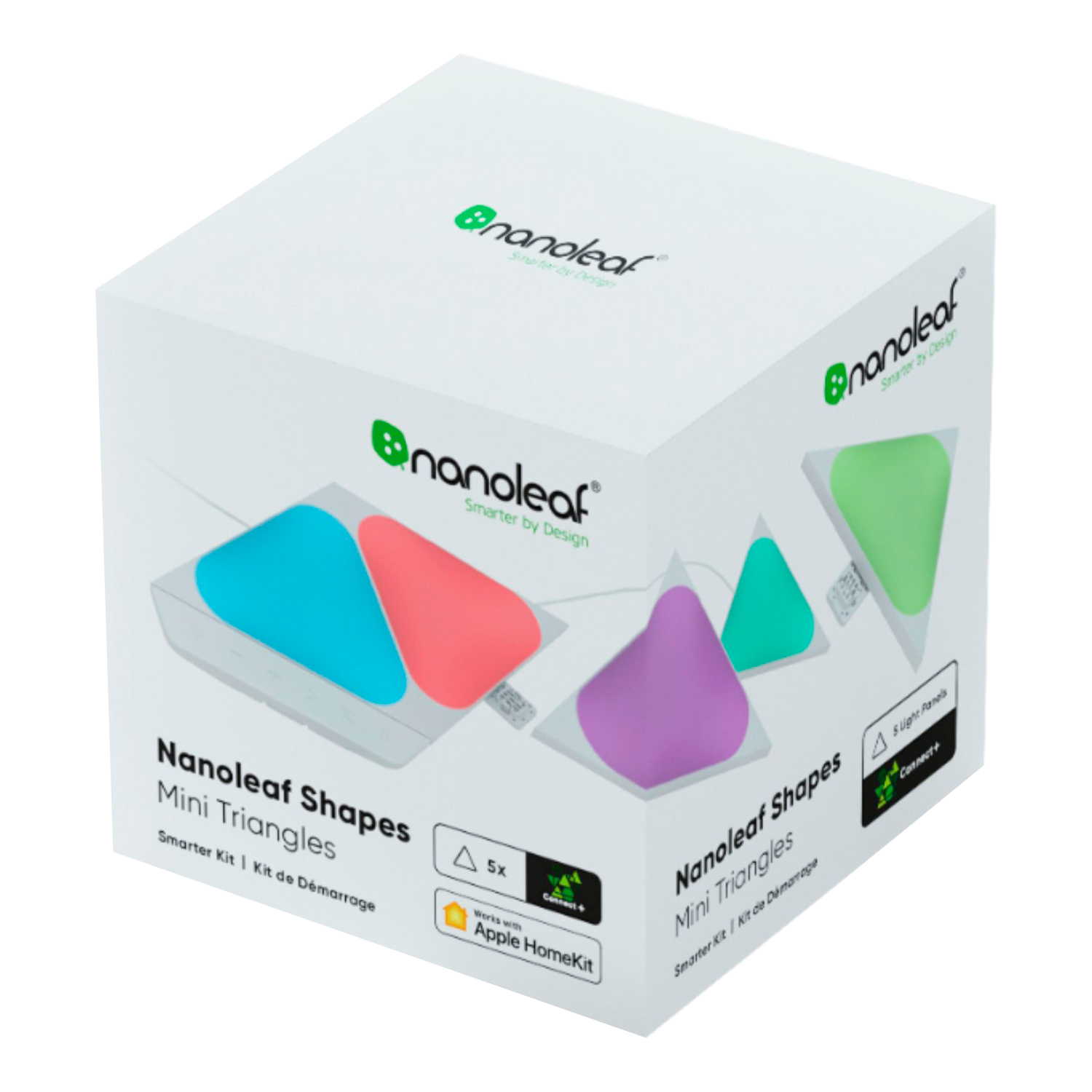 Nanoleaf Shapes Mini Triangles Smarter Kit / 5 Peças - NL48-5017TW-5PK