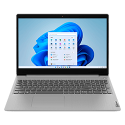 Notebook Lenovo 81X800ENUS i3-1115G4 / 8GB RAM / 256GB SSD / Tela 15.6'' - Platinum Gray