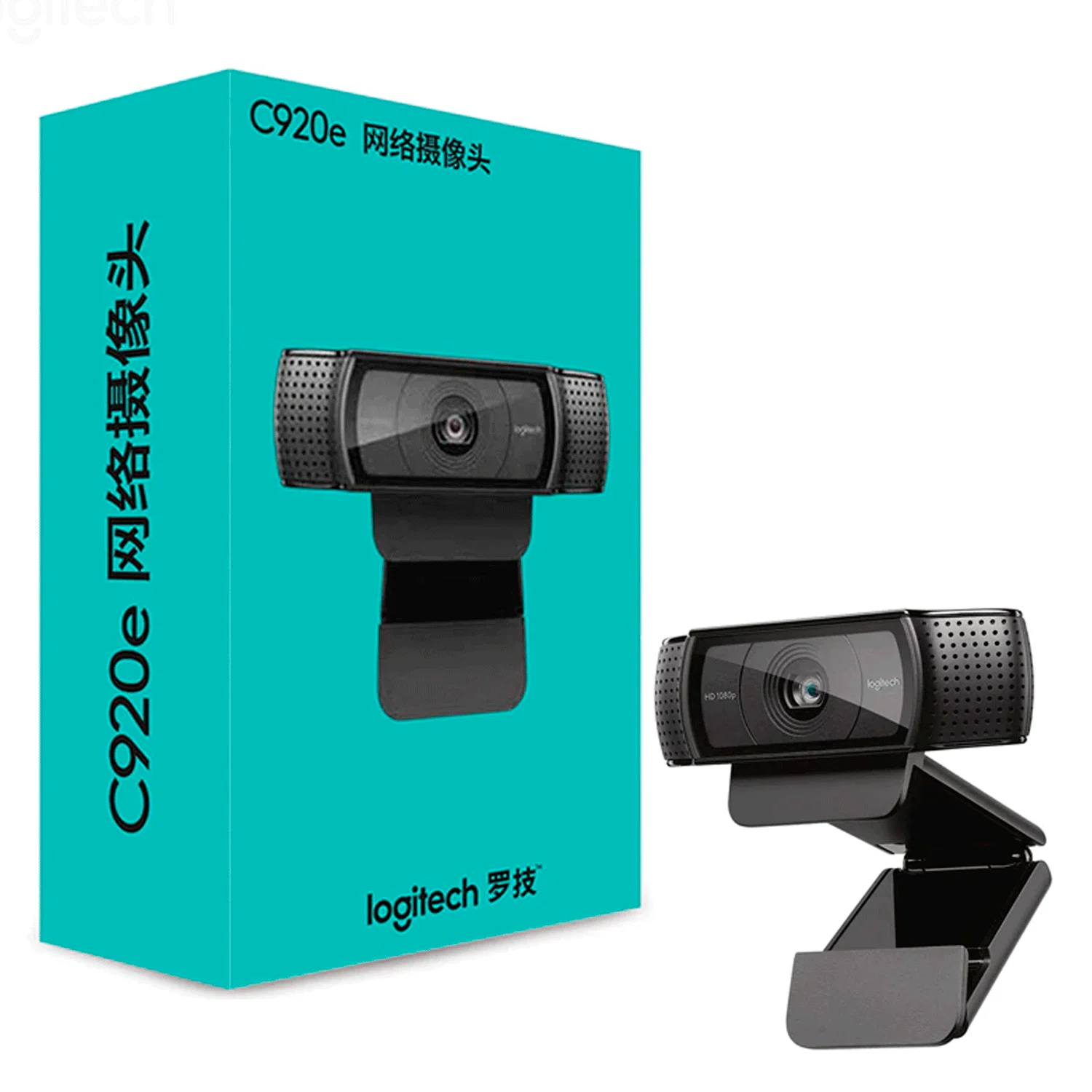 Webcam Logitech C920E Business - Preto (960-001360)