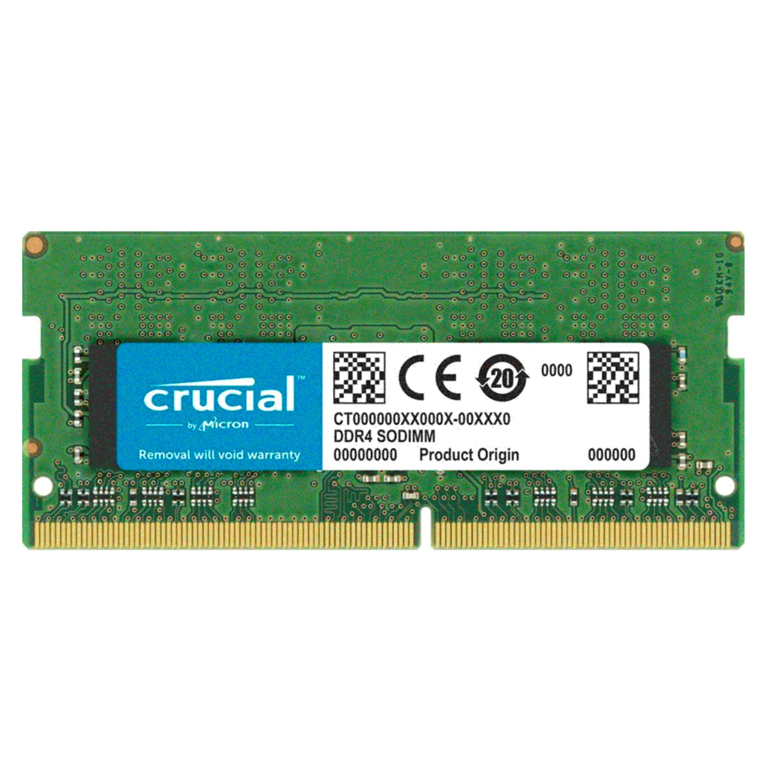 Memória para Notebook Crucial DDR4 32GB 3200 1X32GB - CT32G4SFD832A