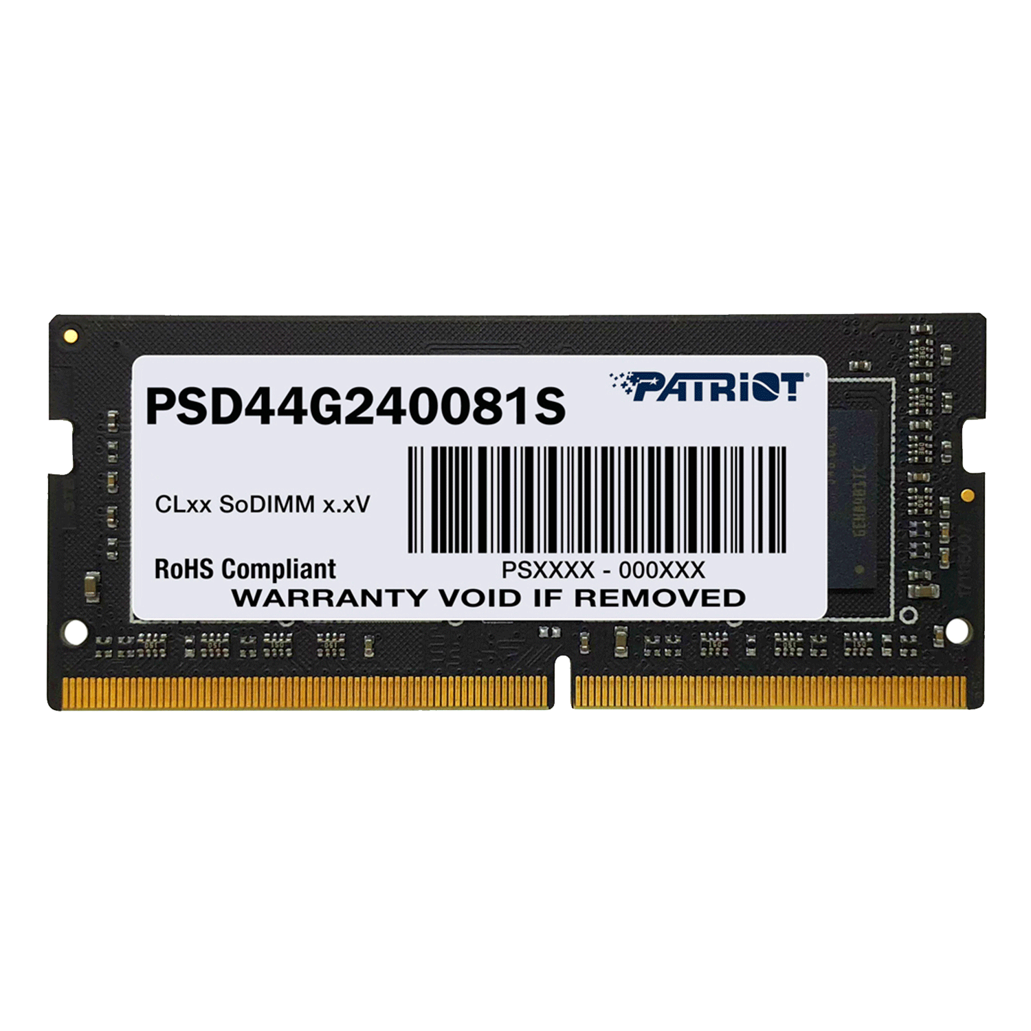 Memória para Notebook Patriot Signature 4GB / DDR4 / 2400MHZ - (PSD44G240081S)