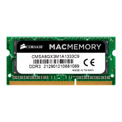 Memória RAM Corsair ValueSelect 8GB DDR3 1600MT/s para Notebook - CMSA8GX3M1A1333C9