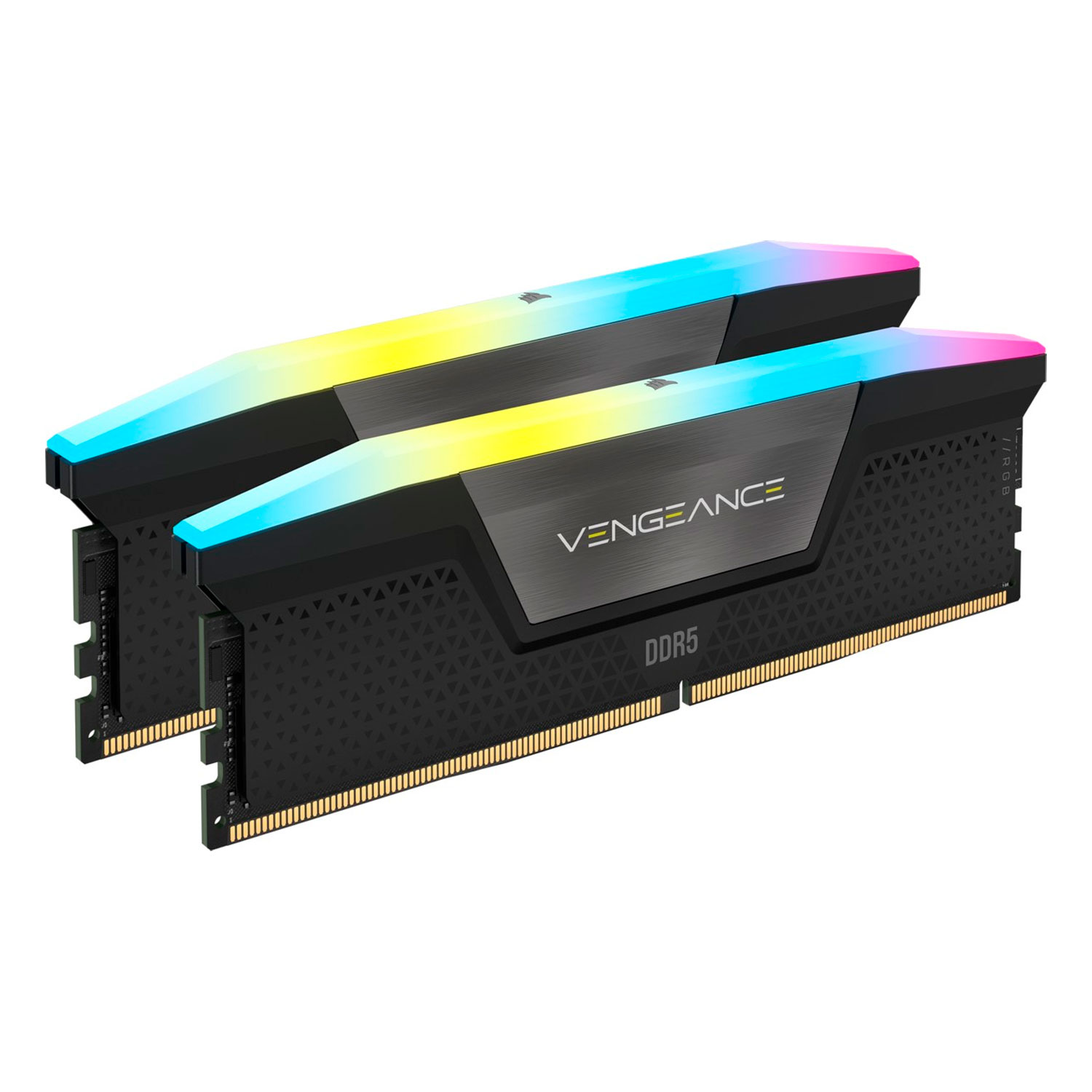 Memória RAM Corsair Vengeance RGB 32GB (16GB*2) / DDR5 / 5600MHZ - (CMH32GX5M2B5600C36K)
