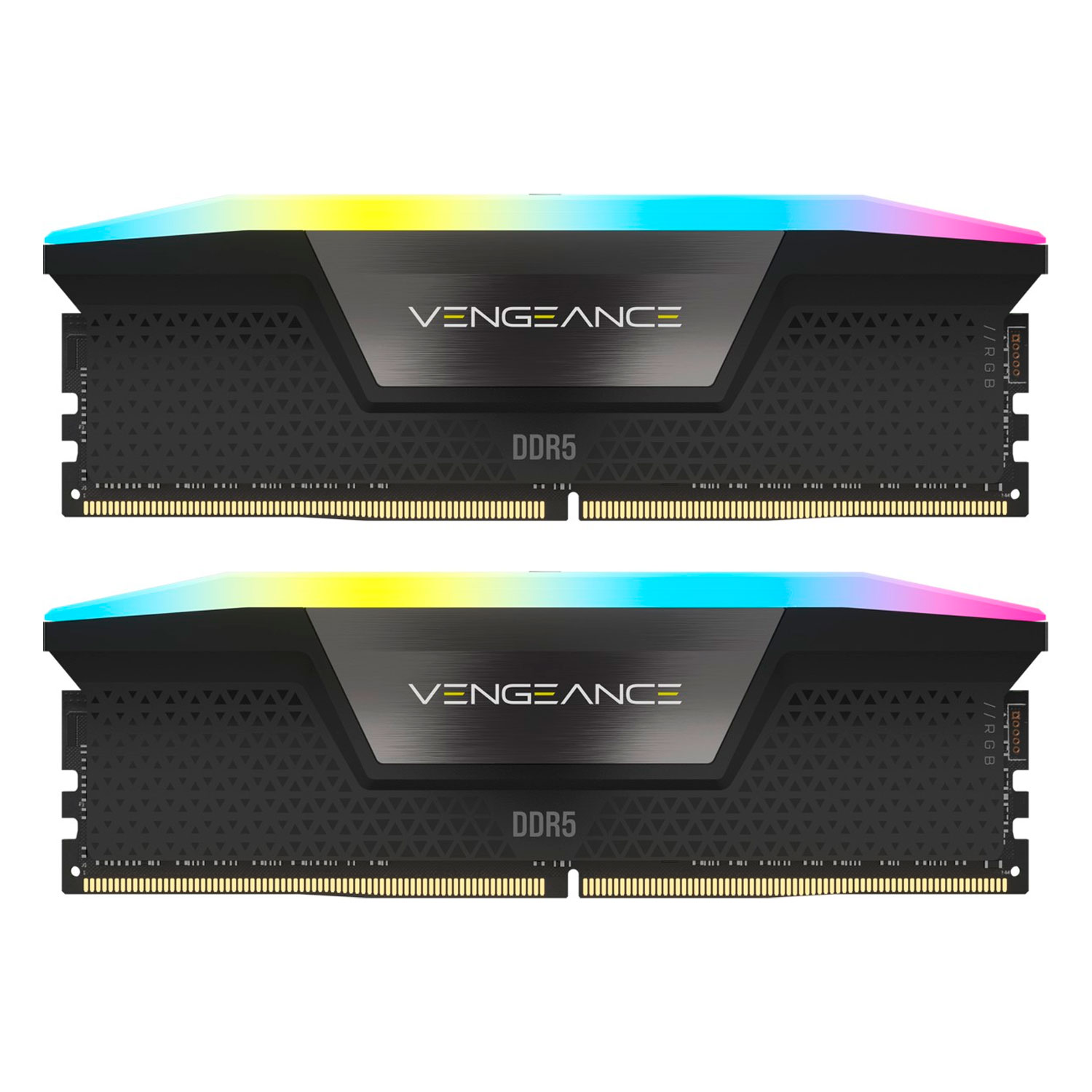 Memória RAM Corsair Vengeance RGB 32GB (16GB*2) / DDR5 / 5600MHZ - (CMH32GX5M2B5600C36K)
