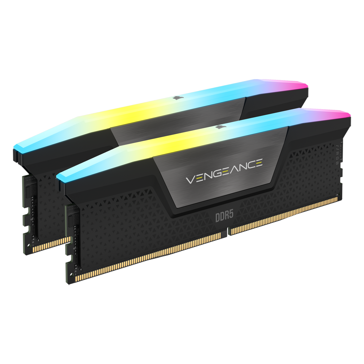 Memória RAM Corsair Vengeance RGB 32GB (2x16GB) DDR5 / 5200MHz - (CMH32GX5M2B5200Z40K)