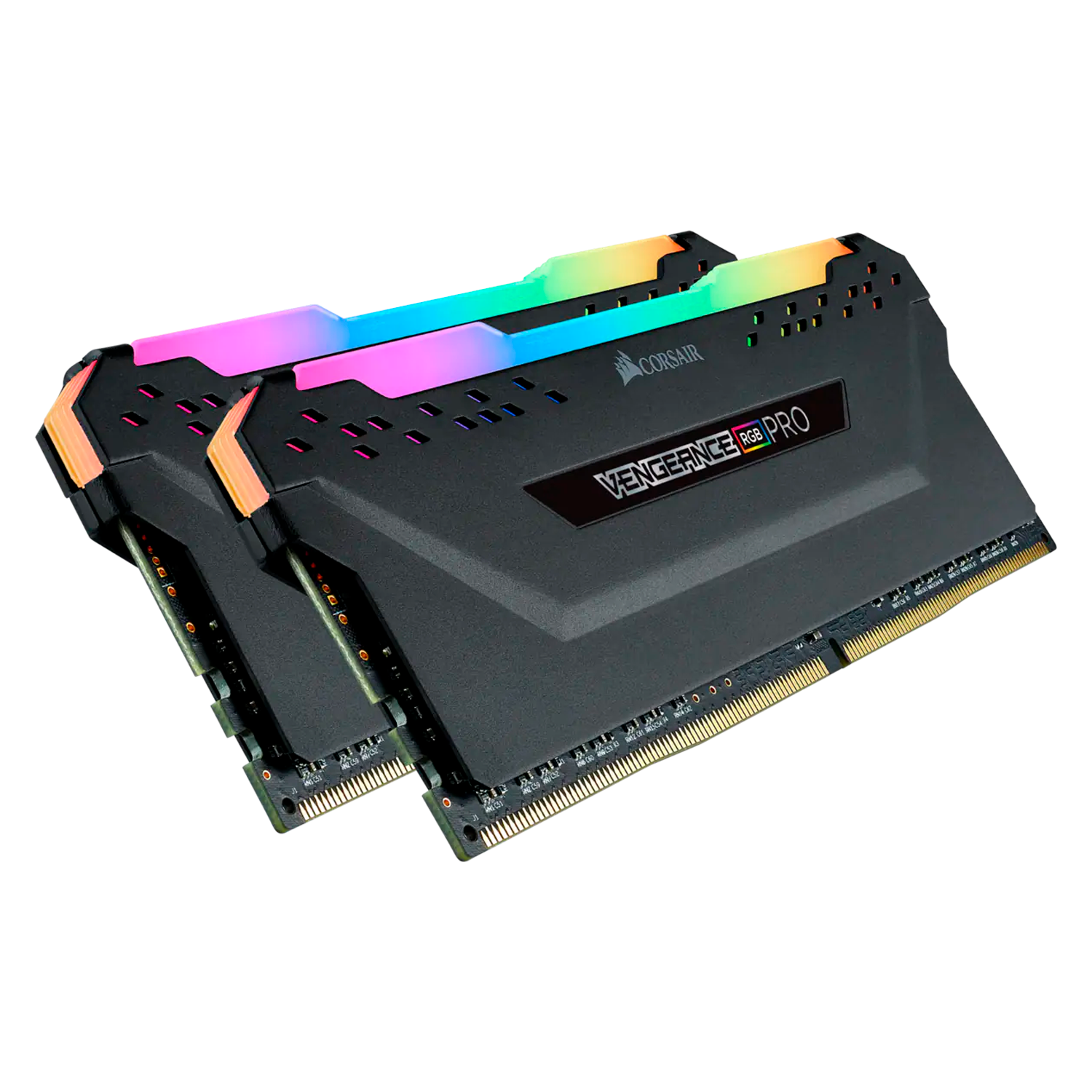 Memória RAM Corsair Vengeance RGB Pro 16GB (8GB*2) / DDR4 / 3200MHZ - Preto (CMW16GX4M2Z3200C16)