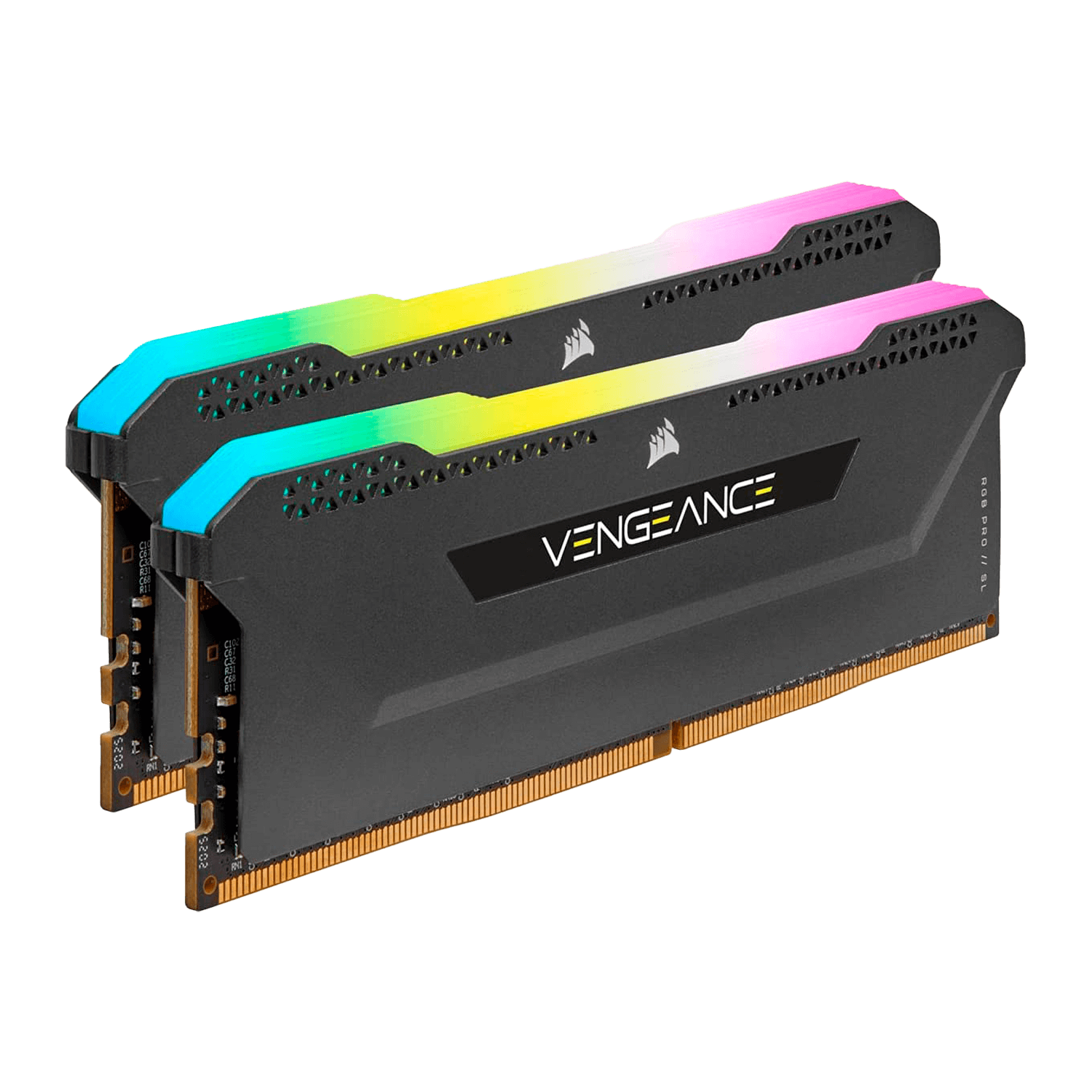 Memória RAM Corsair Vengeance RGB Pro 32GB / DDR4 / 4000MHz / 2x16GB - (CMW32GX4M2G4000C18)
