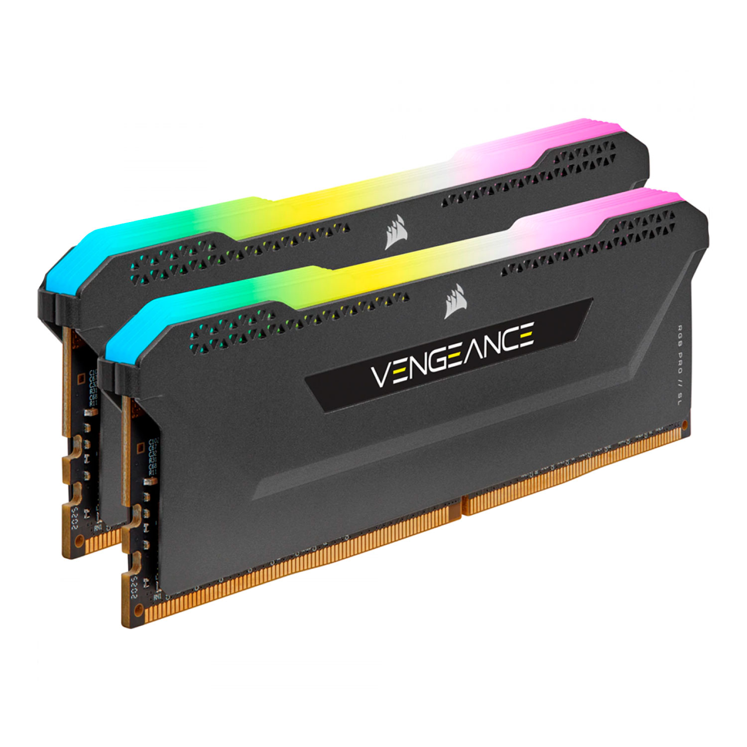 Memória RAM Corsair Vengeance RGB PRO/SL 16GB (8GB*2) / DDR4 / 3200MHZ - (CMH16GX4M2Z3200C16)
