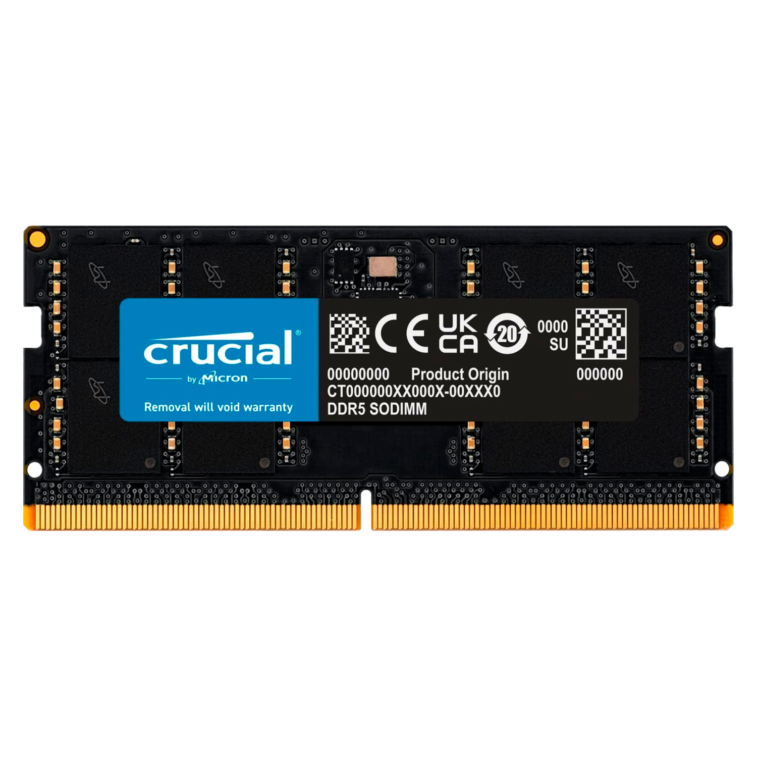 Memória RAM Crucial 32GB DDR5 5200MT/s para Notebook - CT32G52C42S5

