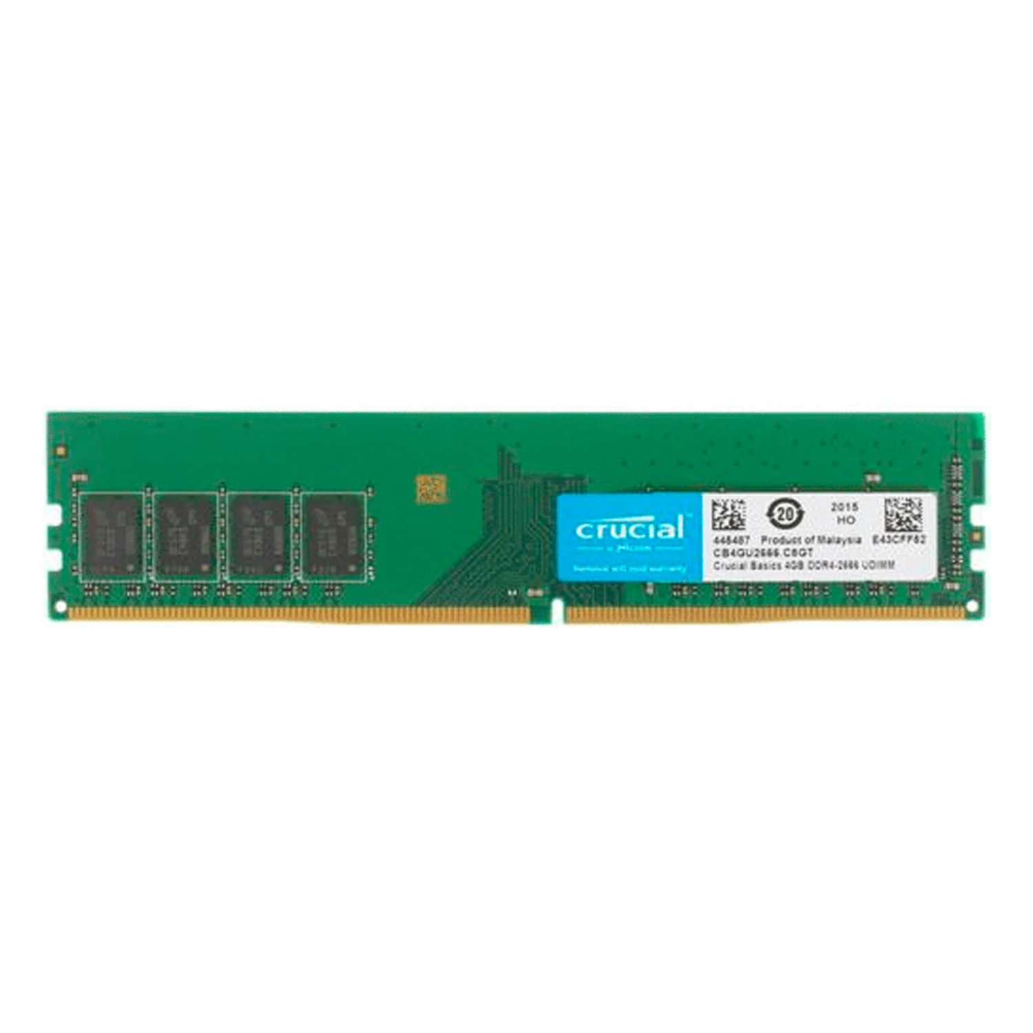 Memória RAM Crucial 4GB / DDR4 / 2666mhz / 1x4GB - (CB4GU2666)