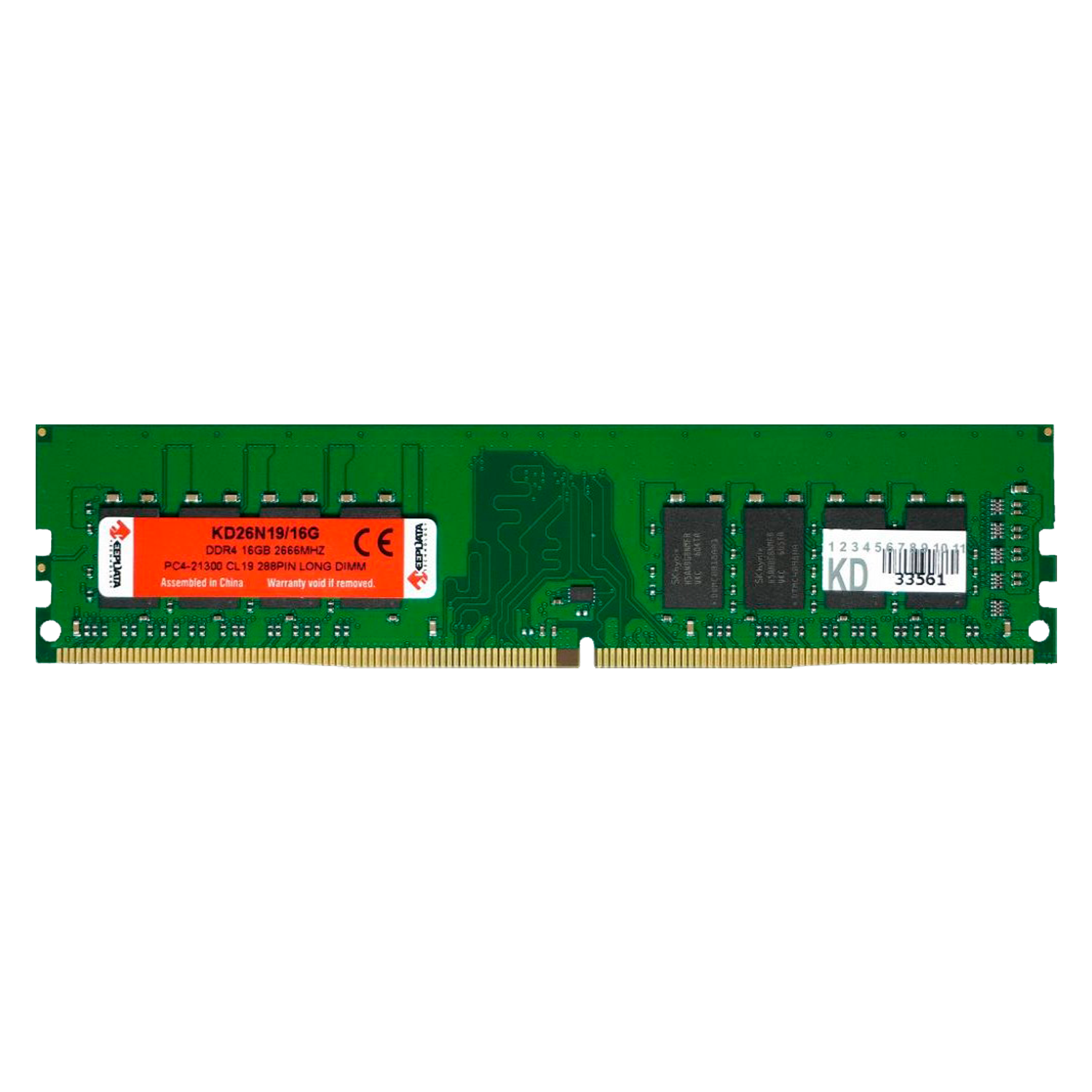 Memória RAM Keepdata 16GB / DDR4 / 2666mhz / 1x16GB - (KD26N19/16G)
