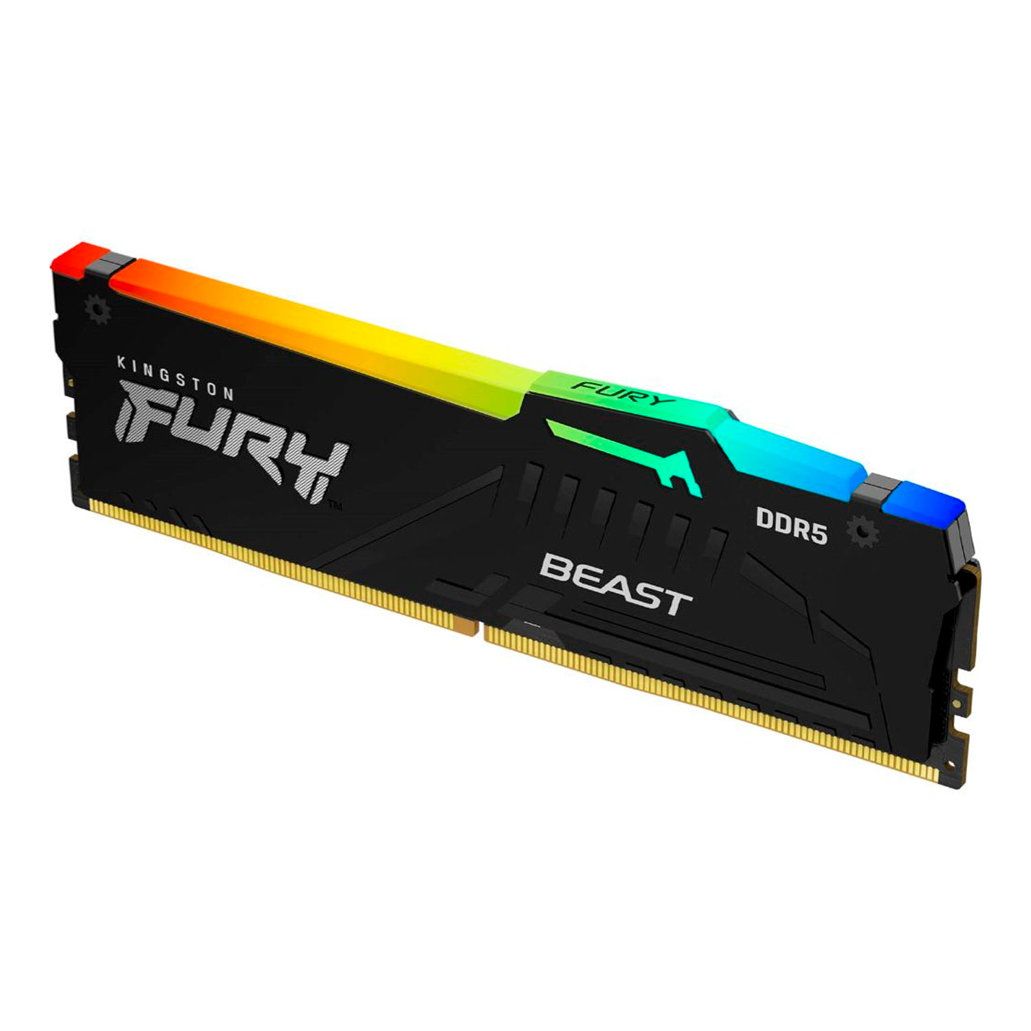 Memória RAM Kingston Fury Beast RGB 16GB / DDR5 / 6000Mhz - (KF560C40BBA-16)
