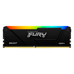 Memória RAM Kingston Fury Beast RGB 32GB DDR4 2666MHz - CKF426C16BB2A/32