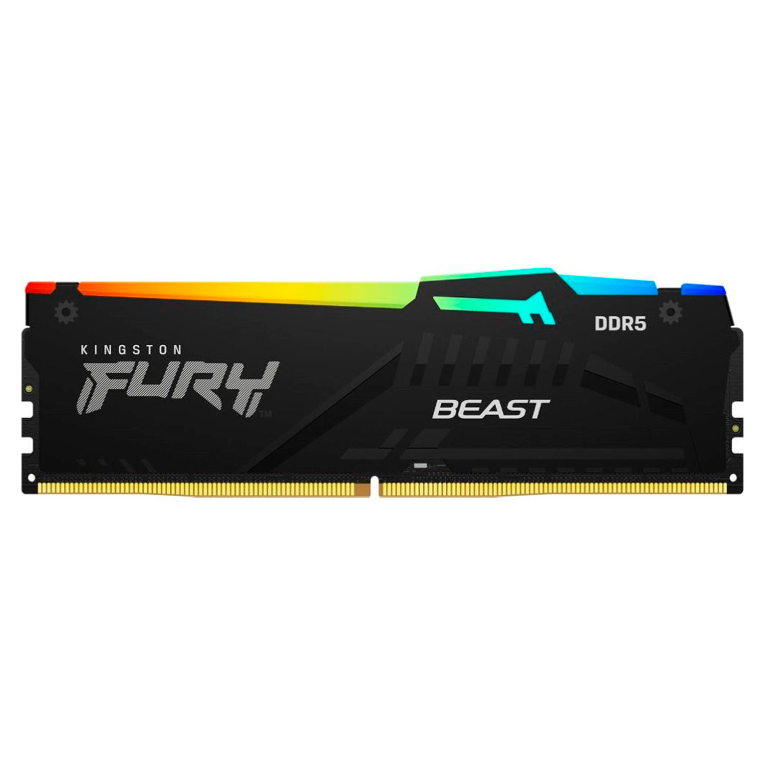 Memória RAM Kingston Fury Beast RGB 32GB / DDR5 / 6000Mhz - Preto (KF560C40BBA-32)
