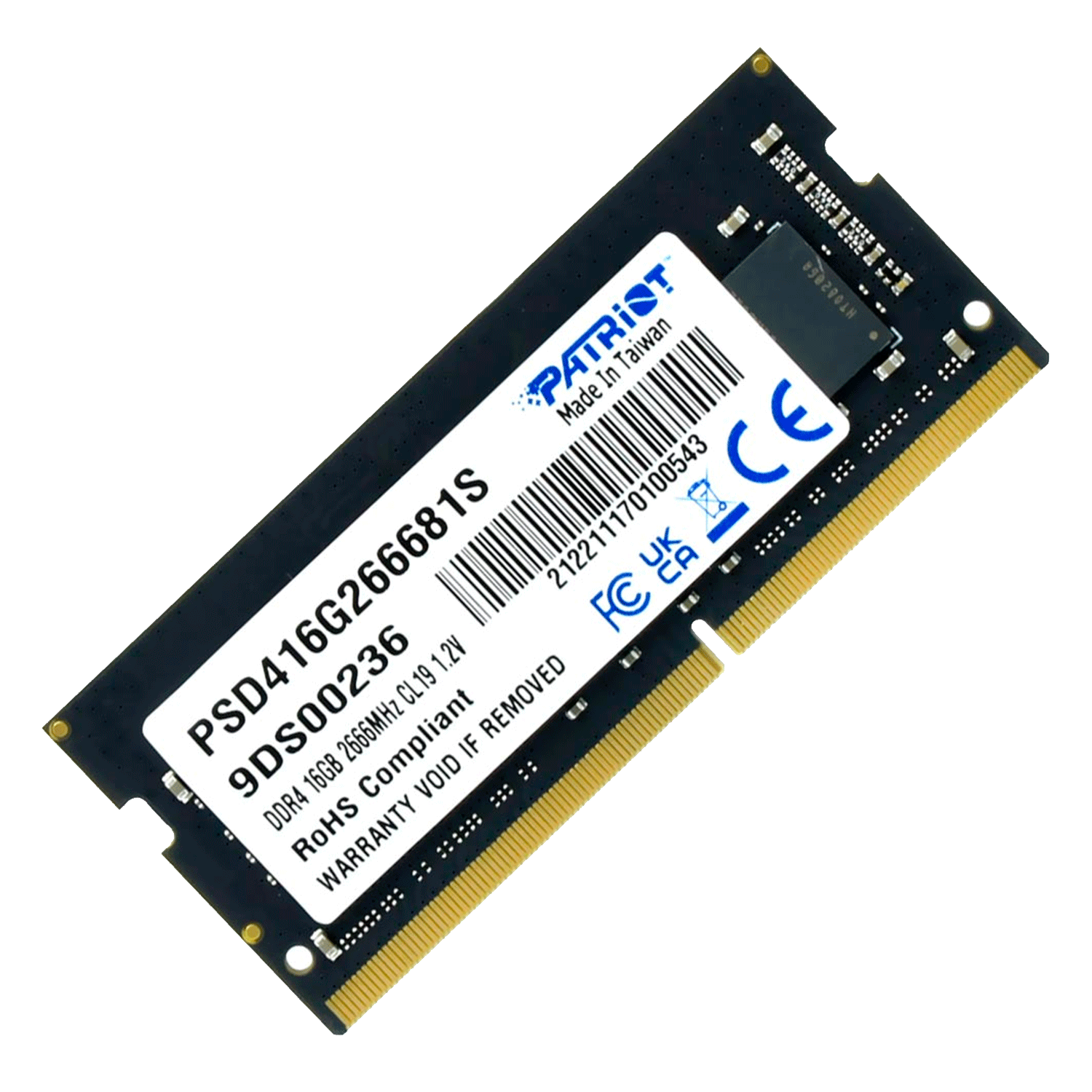 Memória RAM para Notebook Patriot Signature 16GB / DDR4 / 2666MHZ - (PSD416G266681S)