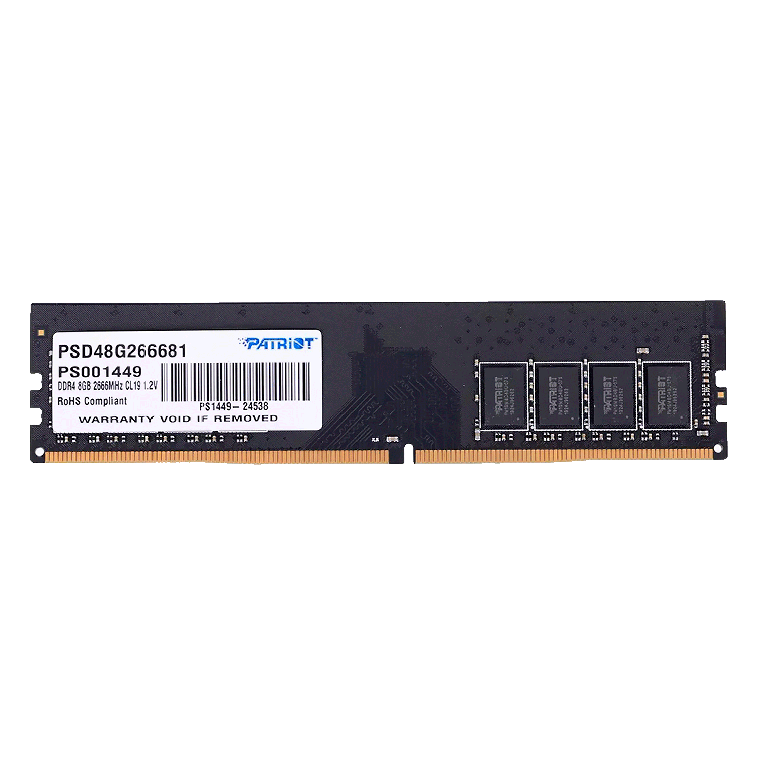 Memória RAM Patriot Signature 8GB / DDR4 / 2666MHZ - (PSD48G266681)