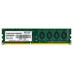Memória RAM Patriot 4GB / DDR3 / 1600mhz / 1x4GB - (PSD34G160081)