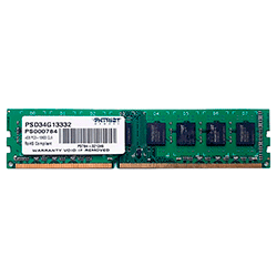 Memória RAM Patriot Signature 4GB / DDR3 / 1333mhz / 1x4GB - (PSD34G13332)