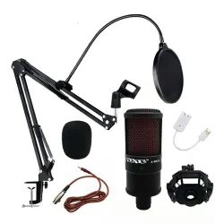 Microfone Satellite A-MK06 Live Broadcast Kit - Preto