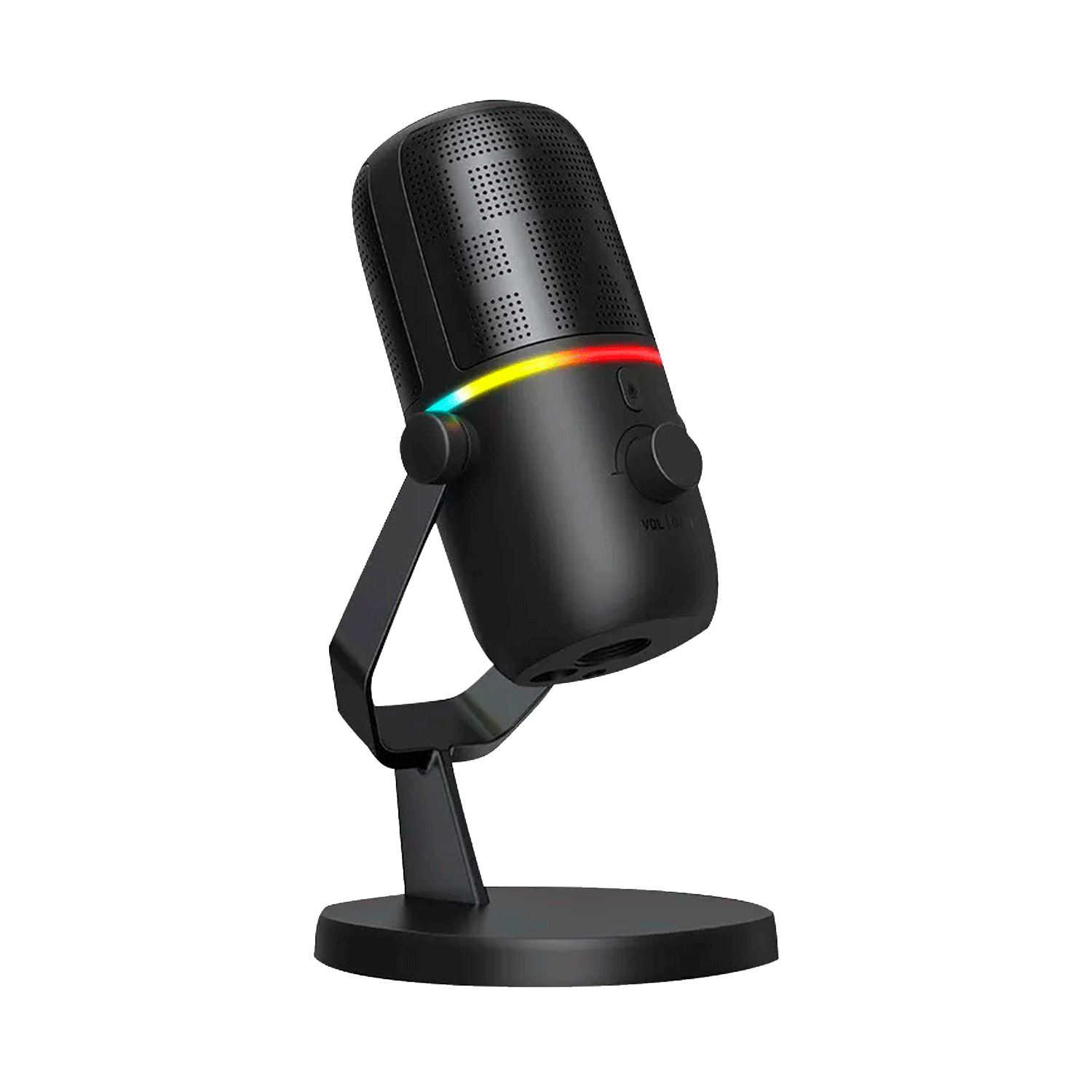 Microfone Haylou GX1 RGB para Gravação de Streaming - Preto