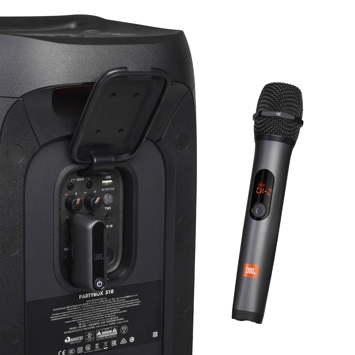 Microfone JBL Wireless Microphone Set - Preto