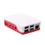 Case para Raspberry Pi 4 - Branco e vermelho