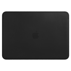 Case Apple Leather Sleeve MTEH2ZM/A para Macbook / Tela 13.3" - Preto