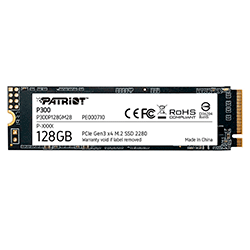 HD SSD Patriot M.2 128GB 2280 PCI-E GEN3 X4 P300P128GM28